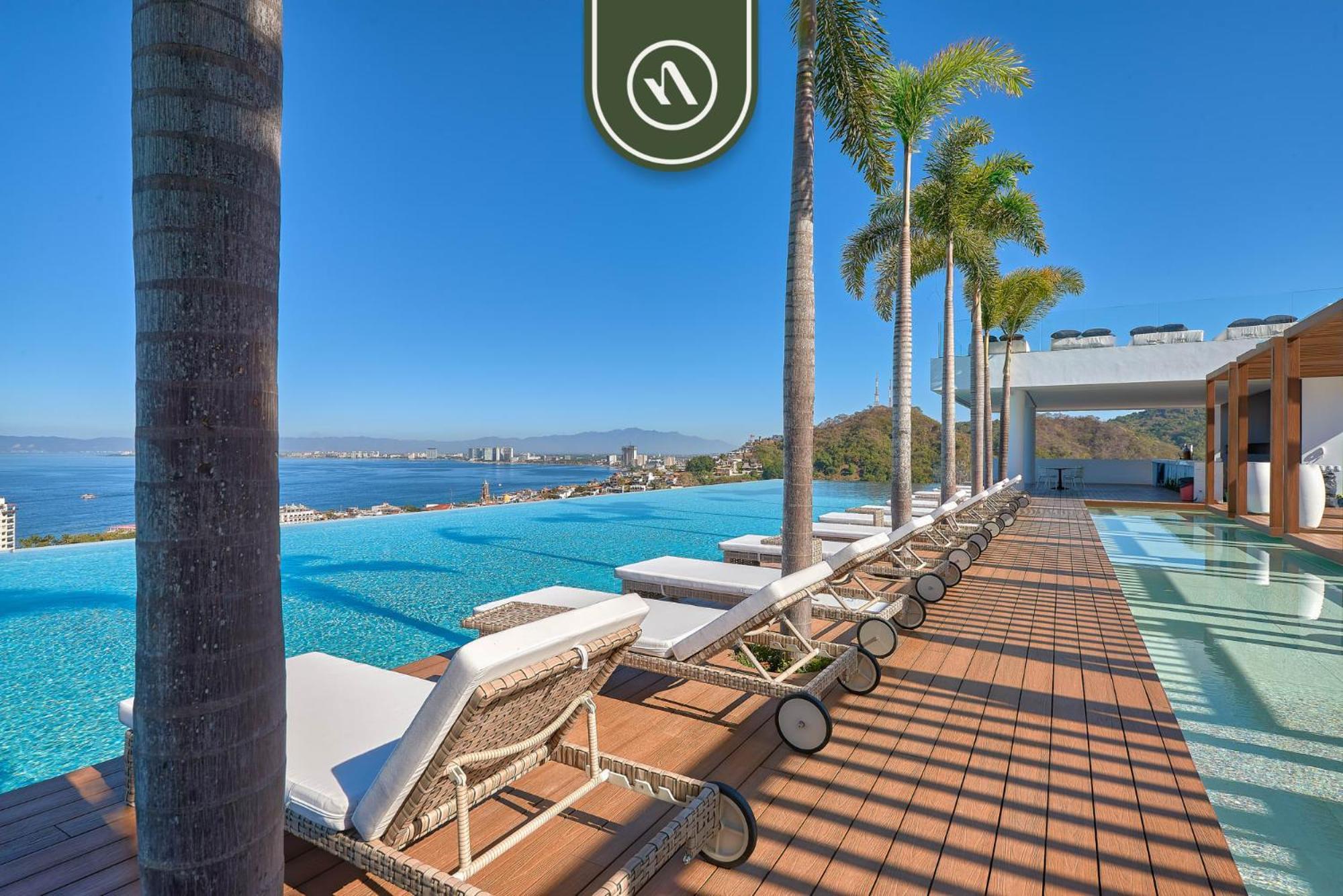 Luxury 1Br Condo With Rooftop Infinity Pool Puerto Vallarta Exterior foto