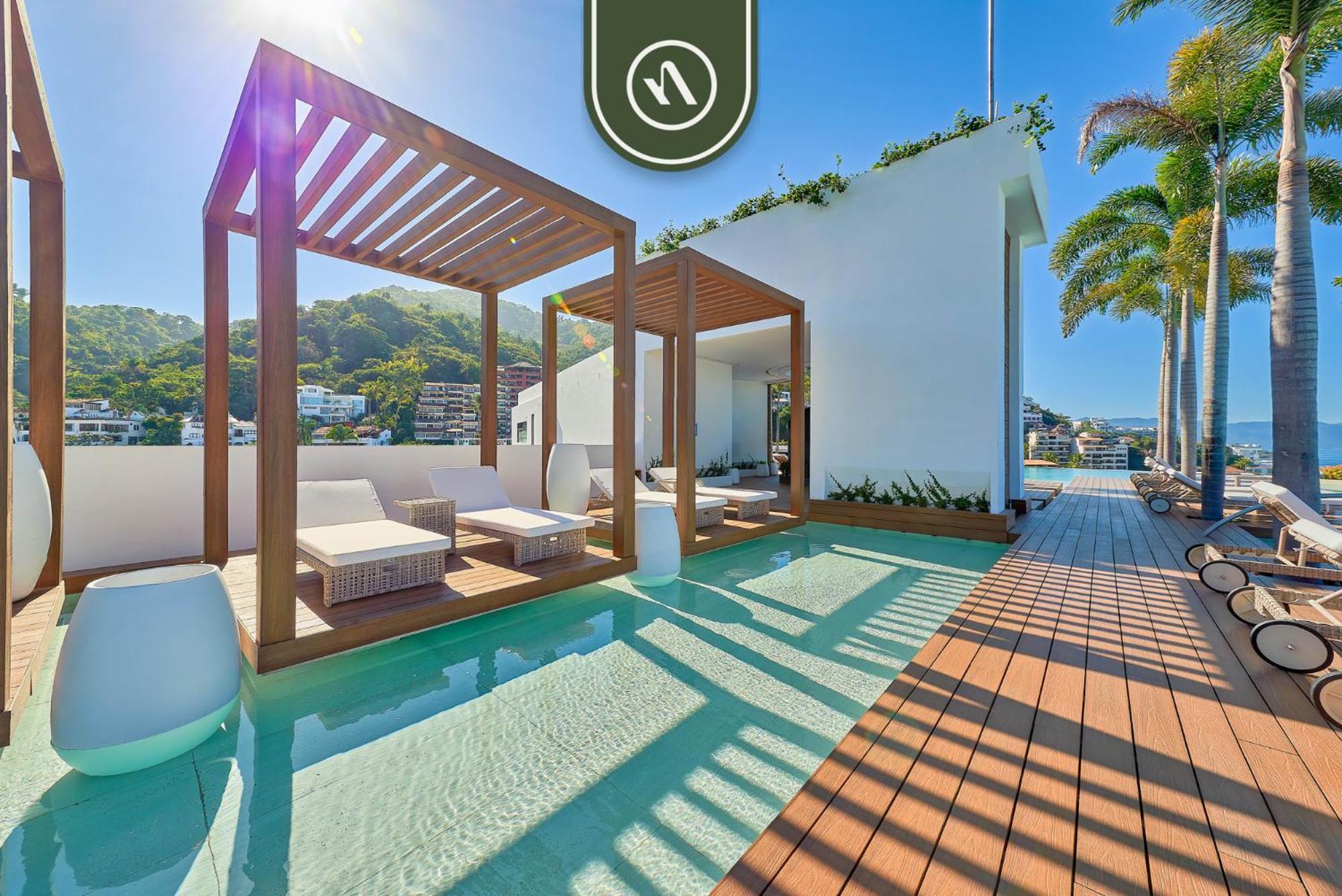 Luxury 1Br Condo With Rooftop Infinity Pool Puerto Vallarta Exterior foto